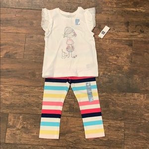NWT Girls Gap Shirt & Pants Size 5